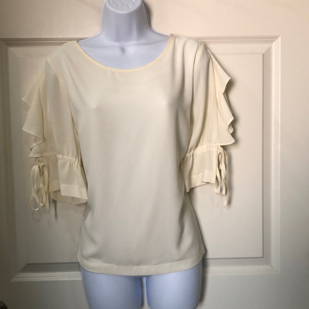 Cream blouse